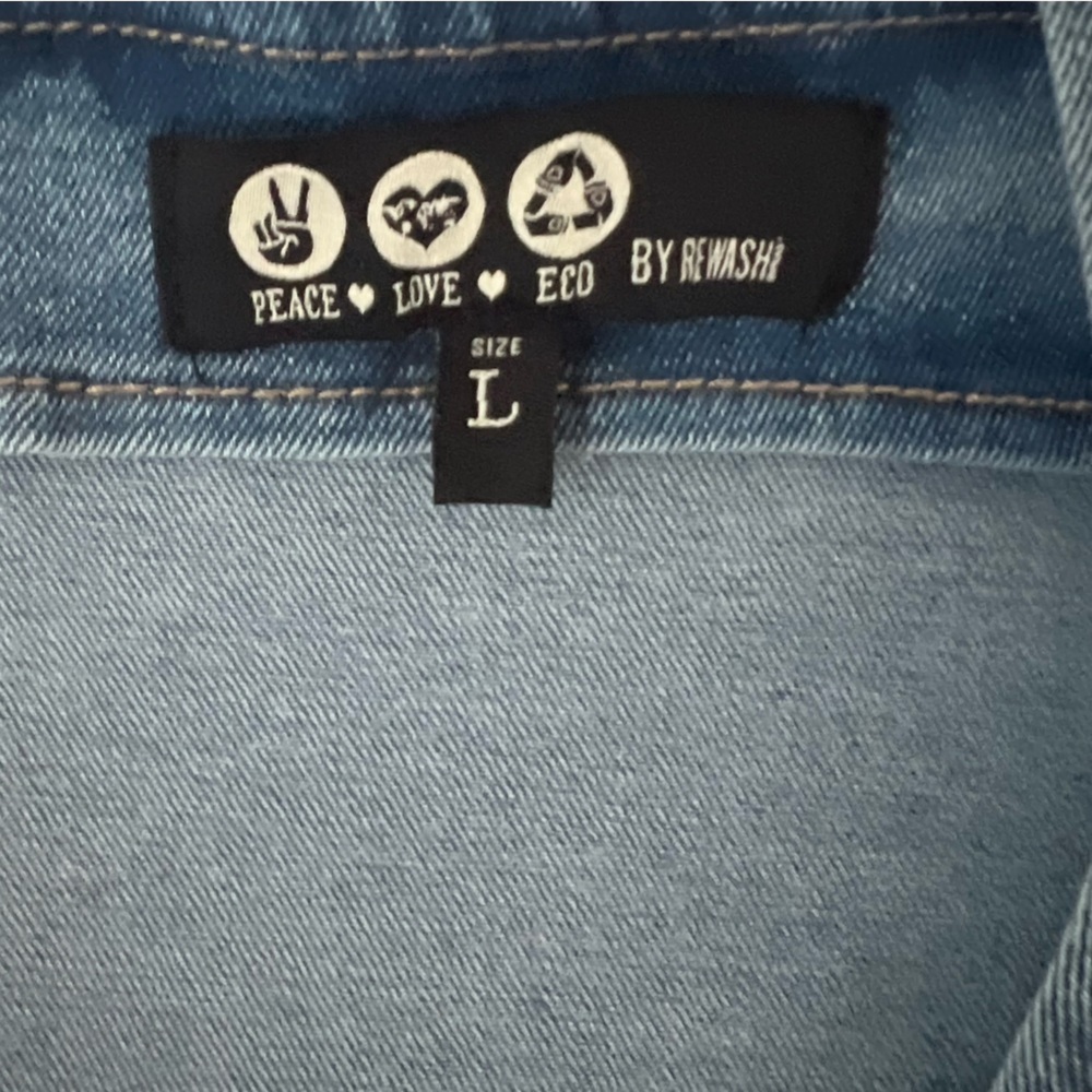 Rewash Denim Button-Up Dress Size (Fits Like S) - Picture 3 of 11